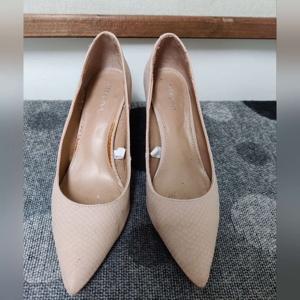 Merona Nude Heels - 7.5